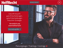 Tablet Screenshot of helfrecht.de